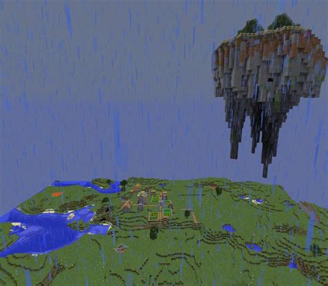 Small Floating Island Schematic Minecraft Map