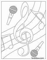 Music Notes Coloring Page Pages sketch template