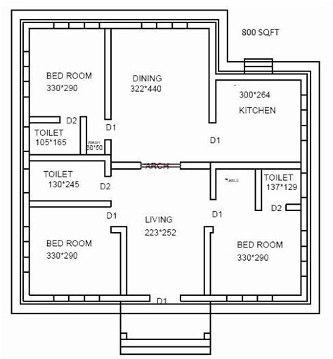 800 Sq Ft Cabin – 800 Square Foot House Plans | 800 sq ft house, Model house plan, Basement ...