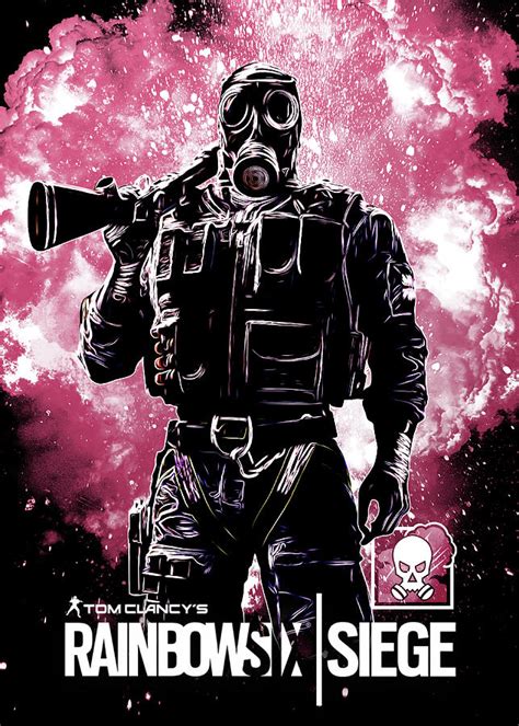 Rainbow Six Siege SMOKE Digital Art by Long Jun