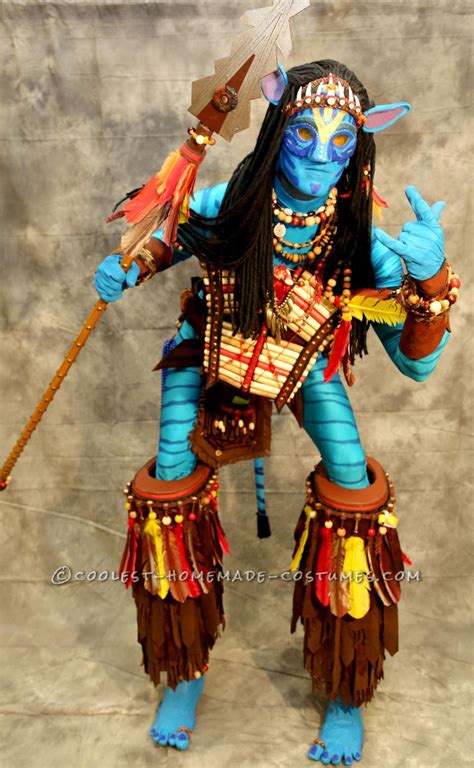 Awesome Homemade Avatar Na'vi Warrior Jake Sully Costume