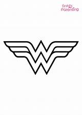 Easy Printable Wonder Woman Coloring Pages For Kids sketch template