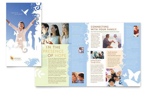 Christian Church Brochure Template Design