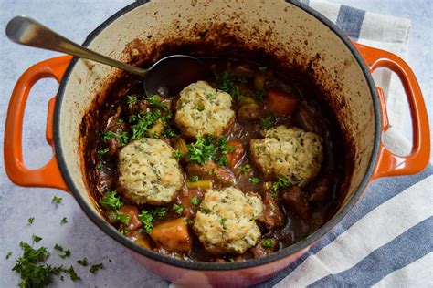 Easy Beef Stew with Thyme Dumplings | Rachel Phipps