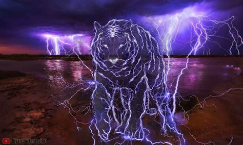 Lightning Fire Cool Tiger Wallpapers - img-mojo