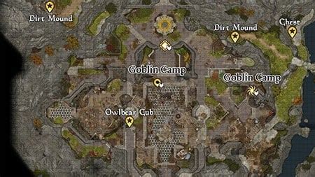 Baldurs Gate 3 Goblin Camp Map - Britni Brittney