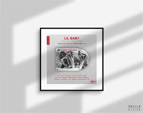 Lil Baby Harder Than Ever Album Digital Poster - Etsy