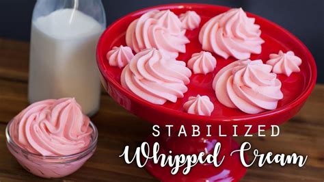 Stabilized Whipped Cream | Stabilized whipped cream, Whipped cream frosting, Cupcake cakes