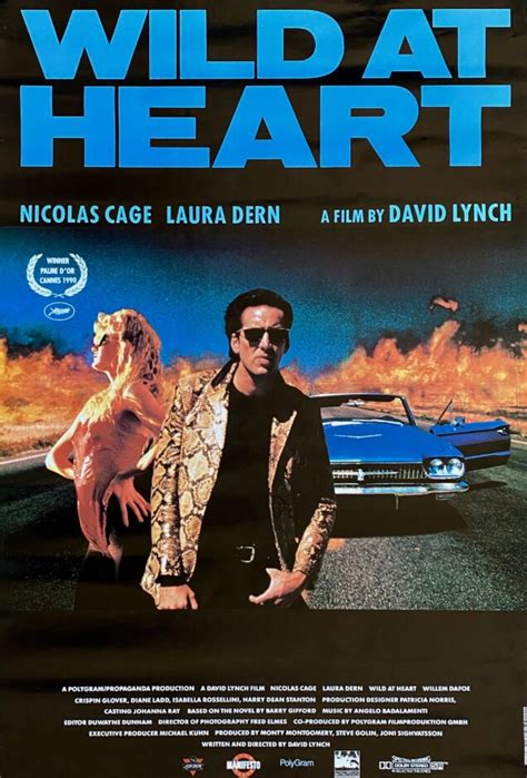 Original Wild at Heart Movie Poster - David Lynch - Nicolas Cage