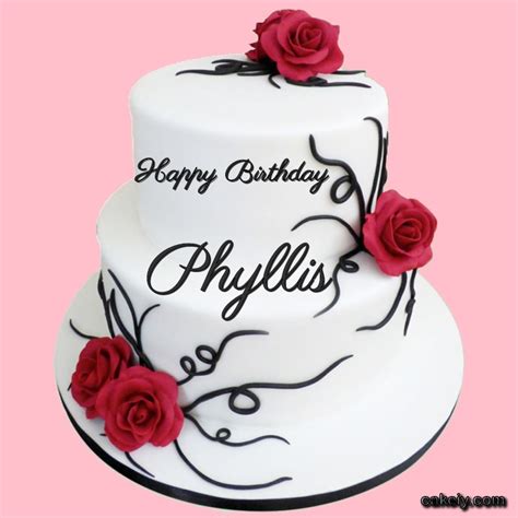 🎂 Happy Birthday Phyllis Cakes 🍰 Instant Free Download