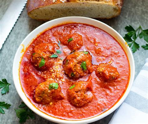 Authentic Italian Meatballs and Tomato Sauce + VIDEO - No Plate Like Home