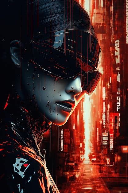 Premium AI Image | a woman wearing sunglasses and a black jacket
