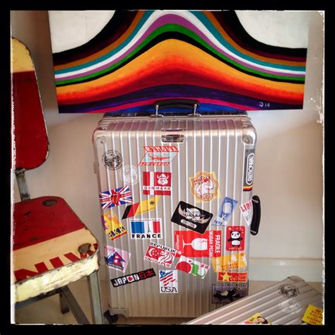 Custom Made Luggage Stickers for Luggages. Designed by Michael Wong. Perfect for Rimowa's ...