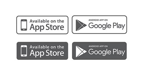 Free icons AppStore and Google Play (2015) :: Behance