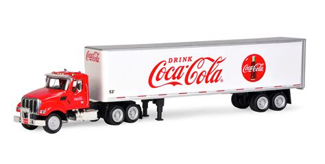 Coca-Cola 1/50 53' Coca-Cola Tractor and Trailer Collectible Toy Vehicle - Walmart.com