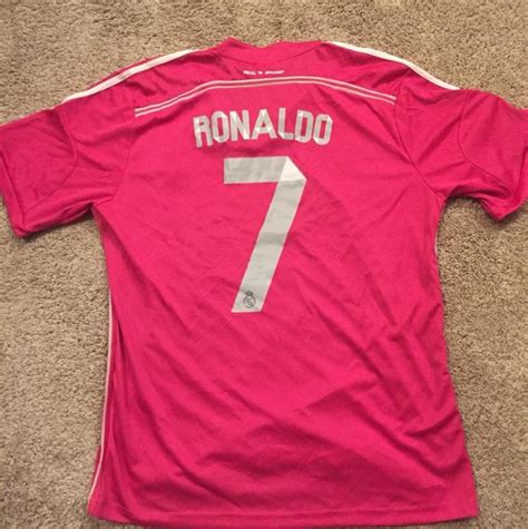 Christiano Ronaldo Real Madrid Pink Jersey | Soccer Apparel | SidelineSwap