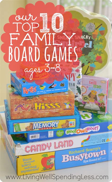 Our Top 10 Family Board Games. Awesome review of ten wonderful family games that are fun for ...