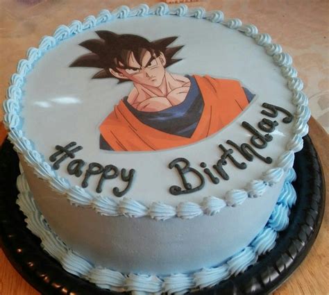 Goku cake | Cake, Desserts, Birthday cake