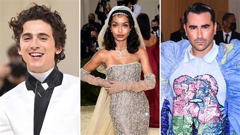 Met Gala 2021: Timothee Chalamet, Yara Shahidi, Dan Levy, And More ...