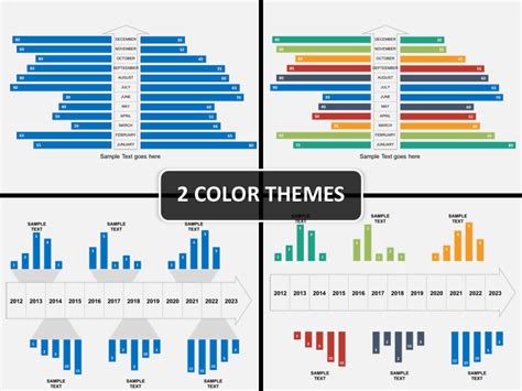 Timeline Bar Chart for PowerPoint and Google Slides - PPT Slides