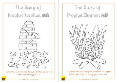 The Story of Prophet Ibrahim Colouring Sheet