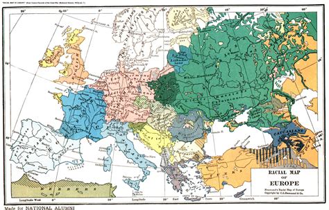 Racial Map Of Europe