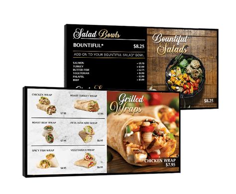 Digital Menu Boards - Netvisual Digital Signage Solutions