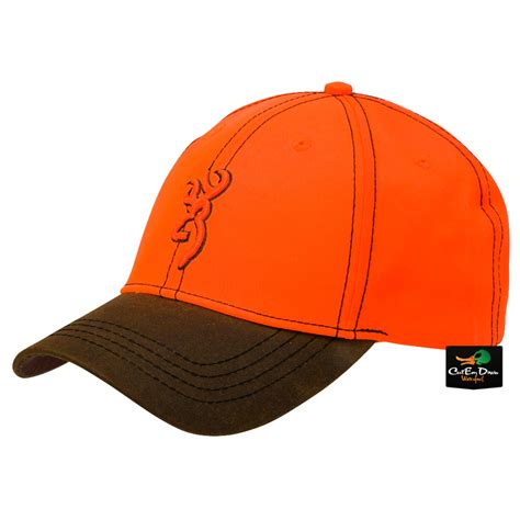 NEW BROWNING OPENING DAY BLAZE ORANGE HAT BALL CAP BUCKMARK LOGO | eBay