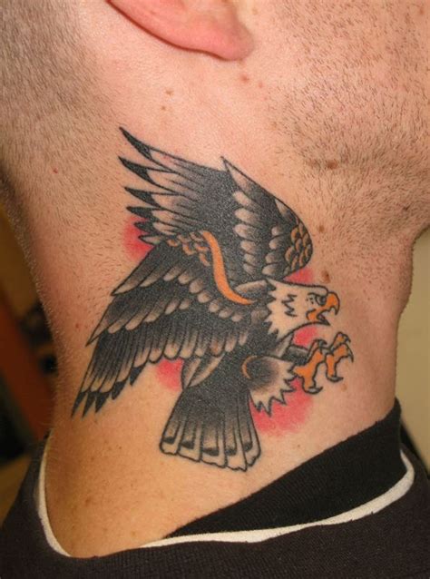 Screaming Eagle Tattoo for Neck | Eagle tattoo, Tattoo designs and meanings, Tattoos