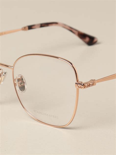 JIMMY CHOO: eyeglasses in acetate and metal - Rose Gold | Jimmy Choo ...