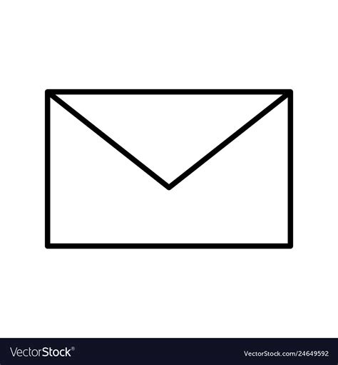 Letter icon Royalty Free Vector Image - VectorStock