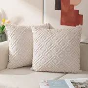 Velvet Soild Color Throw Pillow Cover Cushion Pillow Case For Sofa Bed Car Living Room, Home ...