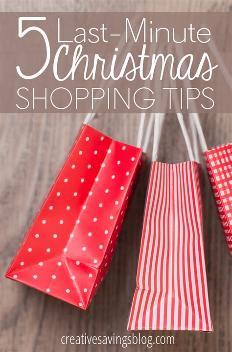 5 Last Minute Christmas Shopping Tips