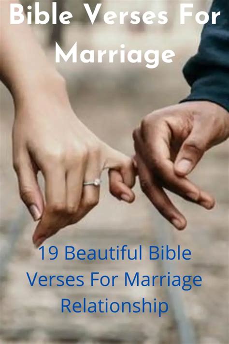 19 Amazing Bible Verses For Marriage Relationship - Faith Victorious