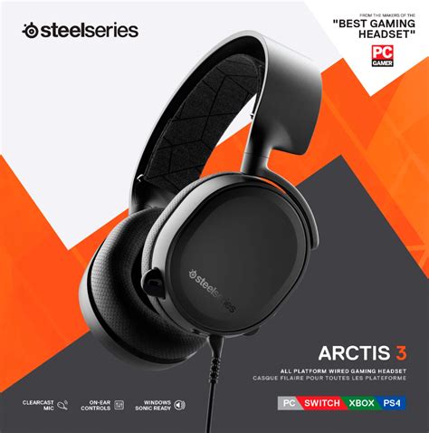 Customer Reviews: SteelSeries Arctis 3 Wired Stereo Gaming Headset for PC, PS5, PS4, Xbox X|S ...