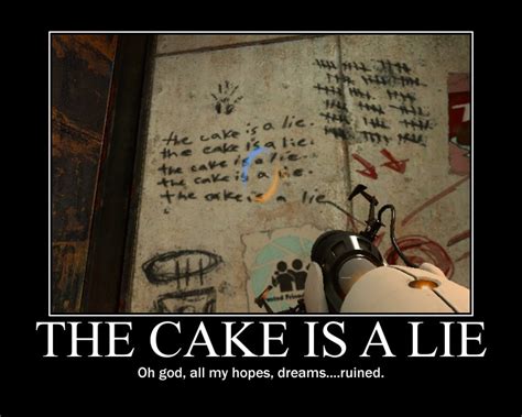 THE CAKE IS A LIE by TeamDib on DeviantArt