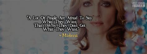 Madonna Quotes FB Cover Photo & Quotes