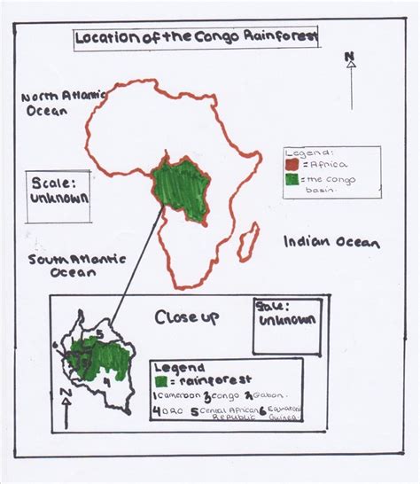 Congo Rainforest Map