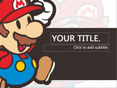 Super Mario Powerpoint Templates - 4 Presentation