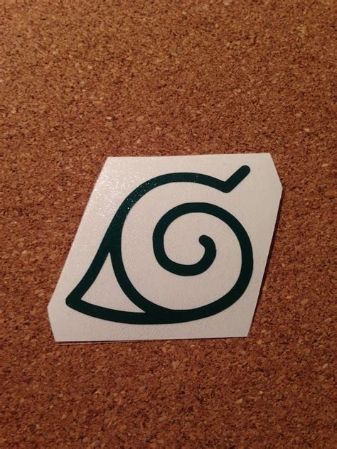 Naruto Konohagakure Symbol Vinyl Decal by miisong on Etsy