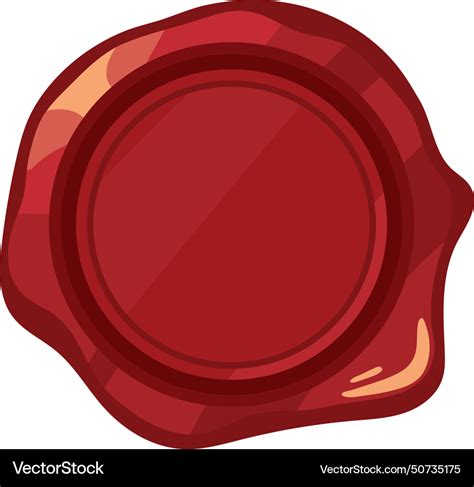 Cartoon red seal rubber postal retro stamp Vector Image