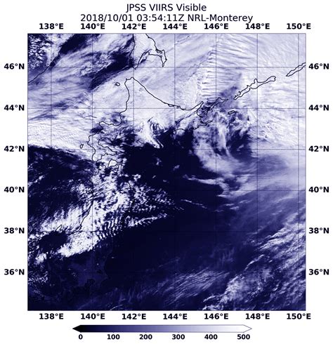 Satellite sees extra-Tropical Cyclone Trami moving past Japan