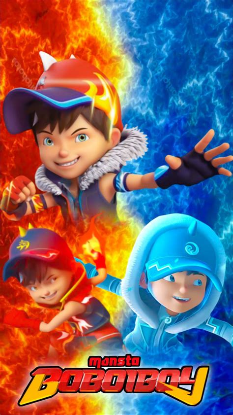 The Free Of Wallpaper BoBoiBoy Frostfire (Blaze and Ice) Follow di @boboiboyart.ig Galaxy Movie ...