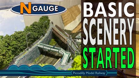 N GAUGE MODEL RAILWAY, BASIC SCENERY STARTED - YouTube