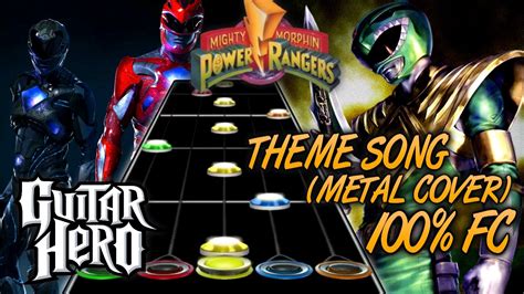 Power Rangers Theme (Metal Version) 100% FC -- Guitar Hero Custom Song ...