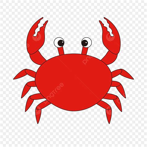 Cute Hermit Crab Clipart Transparent PNG Hd, Cute Red Crab Vector Material Crab Clipart, Crab ...