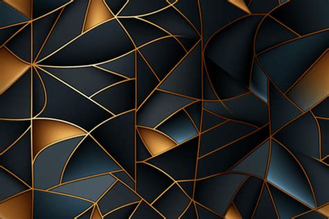 Abstract Geometric Dark Blue Background Graphic by saydurf · Creative ...