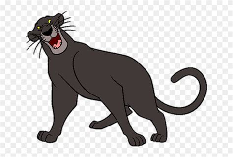 Bagheera Png - Jungle Book Characters Bagheera Clipart (#4237021 ...