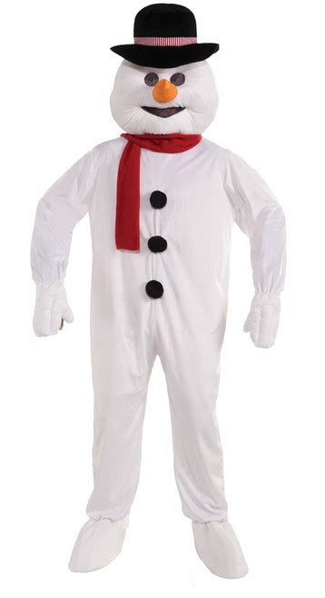 Winter Snowman Mascot Costume