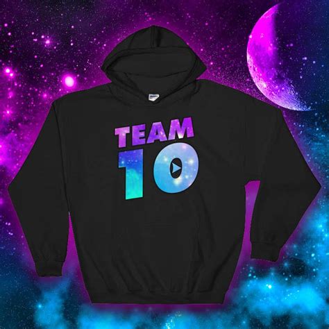 Team 10 Hoodie, Jake Paul Merch for Kids Men Women and Youth, Team 10 ...